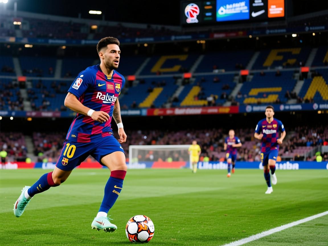 巴塞罗那球员火热表现,联赛领头羊 第1张